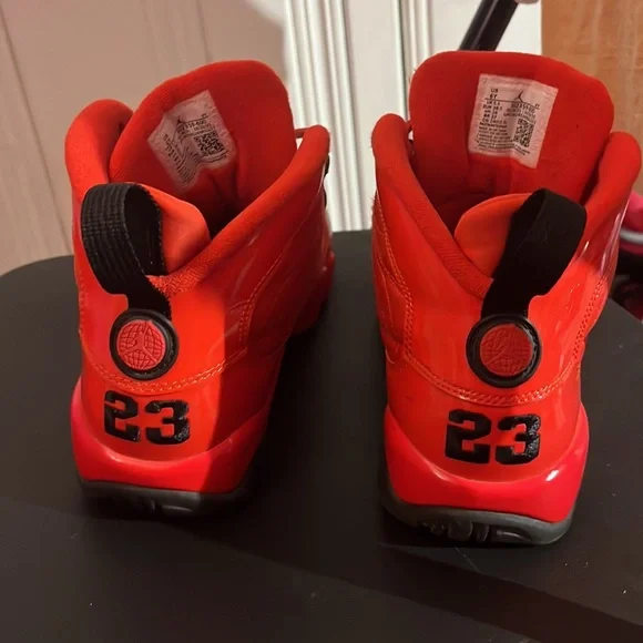 Red Jordans 9 retro - Picture 3 of 7